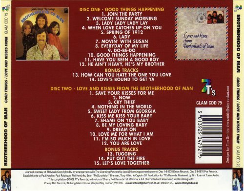 Brotherhood Of Man - Good Things Happening / Love And Kisses From Brotherhood Of Man (2009)