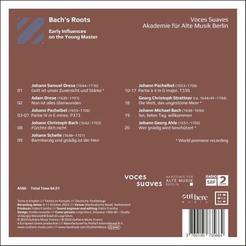 Voces Suaves, Akademie für Alte Musik Berlin - Bach's Roots. Early Influences on the Young Master (2024) [Hi-Res]