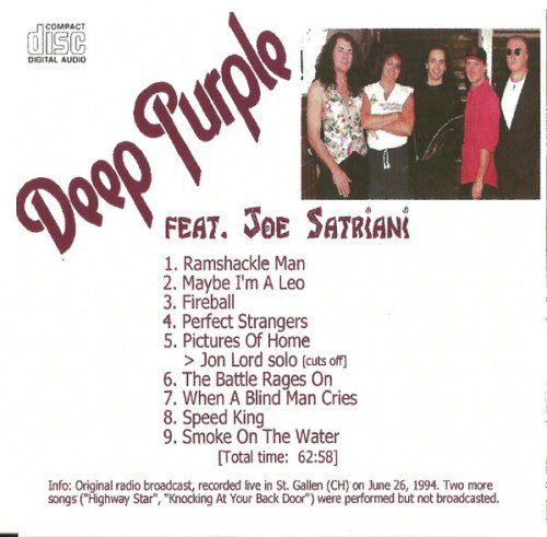 Deep Purple with Joe Satriani - Purple Dreams in St. Gallen (2002)