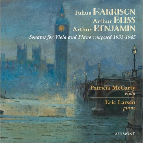 Patricia McCarty, Eric Larsen - Harrison, Bliss, Benjamin Sonatas for Viola & Piano (2013)