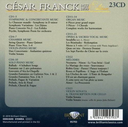 VA - Cesar Franck Edition (2019) [23CD Box Set]