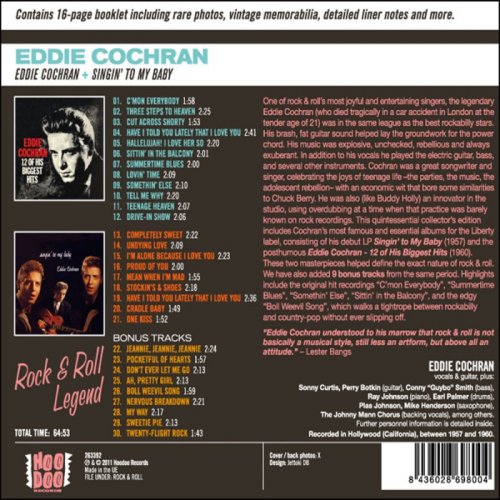 Eddie Cochran - Eddie Cochran Plus Singin` to My Baby (2021)