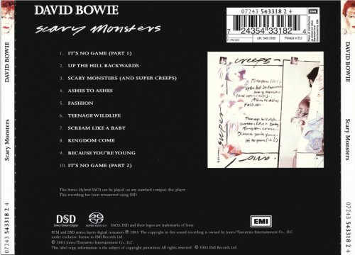 David Bowie - Scary Monsters (1980) [2003 DSD]