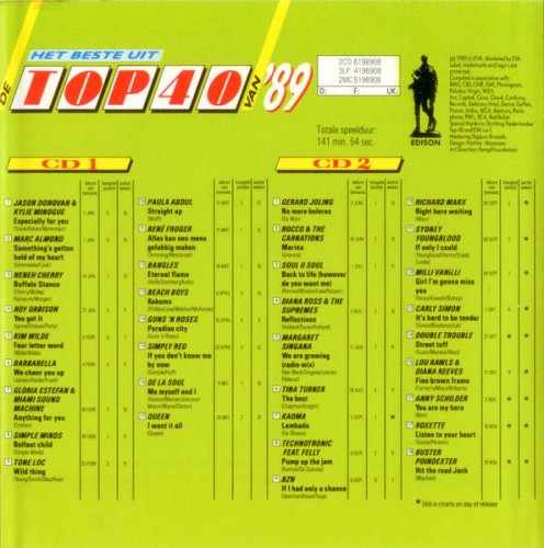 VA - Het Beste Uit De Top 40 Van '89 (1989)