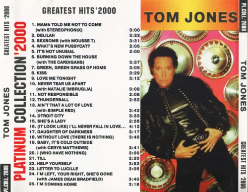 Tom Jones - Greatest Hits (Platinum Collection'2000) (2000) CD-Rip