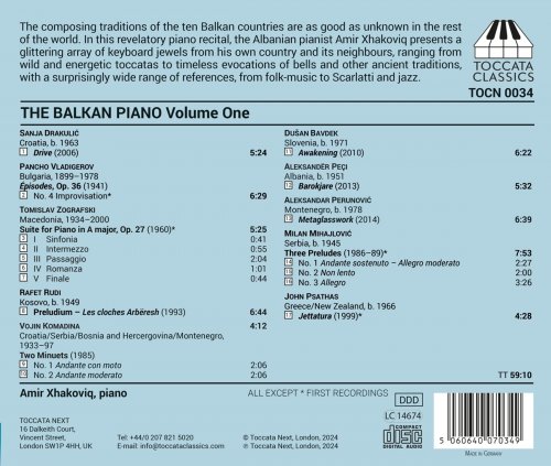 Amir Xhakoviq - The Balkan Piano, Vol. 1 (2024) [Hi-Res]