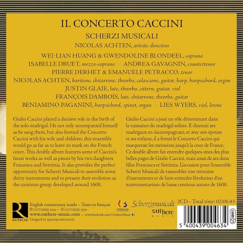 Nicolas Achten, Scherzi Musicali - Il Concerto Caccini (2024) [Hi-Res]