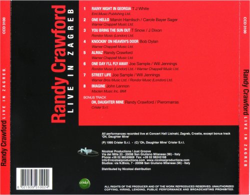 Randy Crawford - Live In Zagreb (1995)