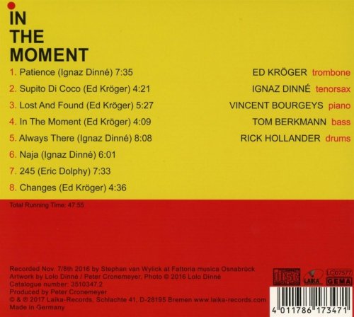 Ed Kröger Quintett Featuring Ignaz Dinné - In The Moment (2017)