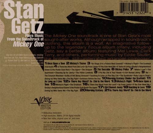 Stan Getz - Music From The Soundtrack Of Mickey One (1965) CD Rip