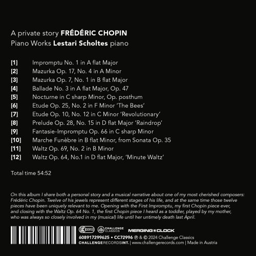 Lestari Scholtes - Frédéric Chopin: A Private Story | Piano Works (2024) [Hi-Res]