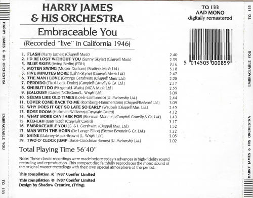 Harry James - Embraceable You (1987)