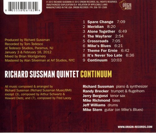 Richard Sussman Quintet - Continuum (2012)