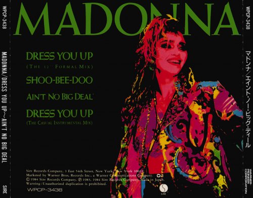 Madonna - Dress You Up / Ain't No Big Deal (1990)