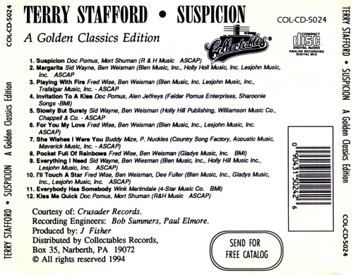 Terry Stafford - Suspicion (1994)