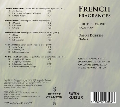 Philippe Tondre, Danae Dörken - French fragrances (2024) [Hi-Res]