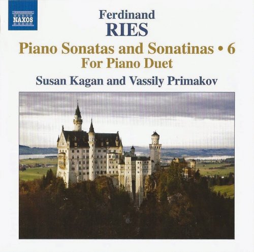 Susan Kagan, Vassily Primakov - Ries: Piano Sonatas and Sonatinas, Vol. 6 (2013) CD-Rip