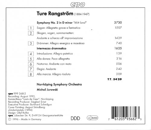 Norrköping Symphony Orchestra, Michail Jurowski - Rangström: Symphony No. 2 (1996) CD-Rip