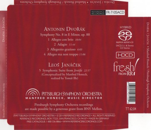 Pittsburgh Symphony Orchestra, Manfred Honeck - Dvořák & Janáček: Orchestral Works (2014) [SACD]