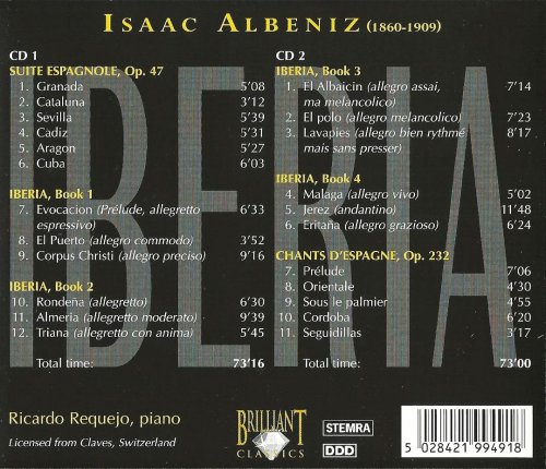 Ricardo Requejo - Isaac Albéniz: Iberia (1996) CD-Rip