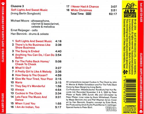 Clusone 3 - Soft Lights and Sweet Music (1994) CD-Rip