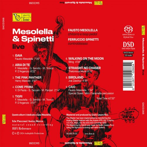 Fausto Mesolella, Ferruccio Spinetti - Mesolella & Spinetti (Live) (2024) [Hi-Res & DSD]