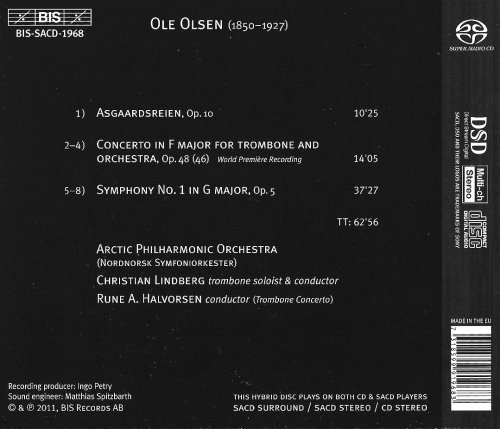 Christian Lindberg - Ole Olsen: Symphony No. 1, Trombone Concerto, Asgaardsreien (2011) Hi-Res