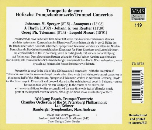 Wolfgang Basch - Trumpet Concertos (2003) CD-Rip