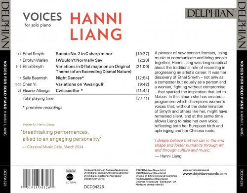 Hanni Liang - Voices for Solo Piano (2024) [Hi-Res]