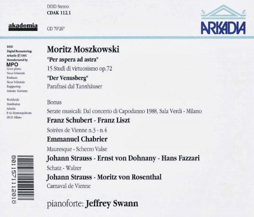 Jeffrey Swann - Moszkowski: Per aspera ad astra, Der Venusberg (1991) CD-Rip