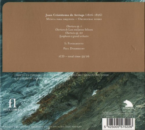 Il Fondamento, Paul Dombrecht - Arriaga: Orchestral Works (2006) CD-Rip