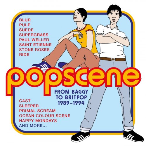 VA - Popscene: From Baggy to Britpop 1989-1994 (2024) {4CD Box Set}