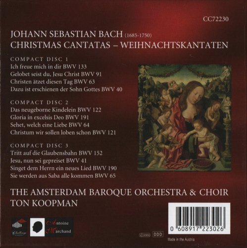 The Amsterdam Baroque Orchestra, Ton Koopman - J.S. Bach: Christmas Cantatas (2003) CD-Rip