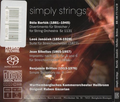 Wuerttembergisches Kammerorchester Heilbronn, Ruben Gazarian - Simply Strings (2010) [SACD]