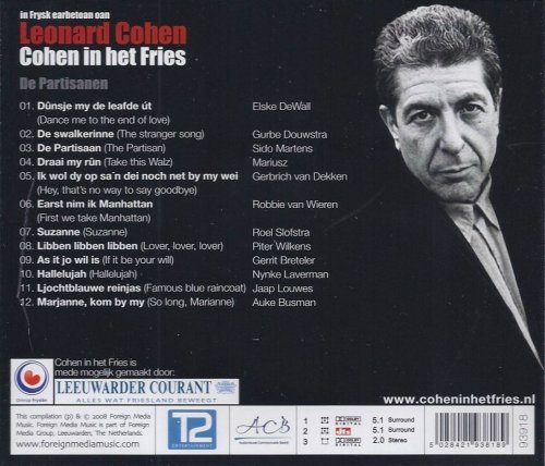 VA - In Frysk Earbetoan Oan Leonard Cohen - Cohen In Het Fries (Tribute To Leonard Cohen) (2008) CD-Rip