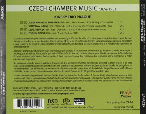 Kinsky Trio Prague - Foerster: Piano Trio No.2 / Novak: Piano Trio No.2 / Janacek: Pohadka / Fibich: Piano Trio (2011) [SACD]