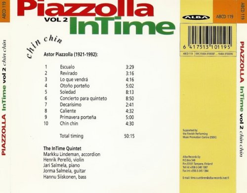 InTime Quintet - Piazzolla InTime Vol.2 (Chin Chin) (1997)