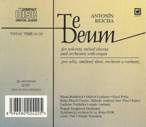 Prague Symphony Orchestra, Václav Smetáček - Antonín Rejcha: Te Deum (1993) CD-Rip