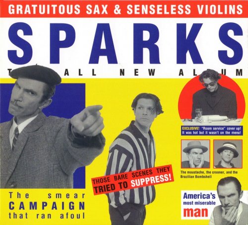 Sparks - Gratuitous Sax & Senseless Violins (1994) {2019, 3CD Box Set, Remastered} CD-Rip