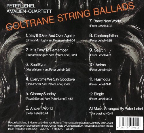 Peter Lehel - Coltrane String Ballads (2024)