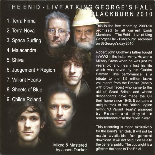 The Enid - Live at King George's Hall Blackburn 2010 (2011) CD-Rip