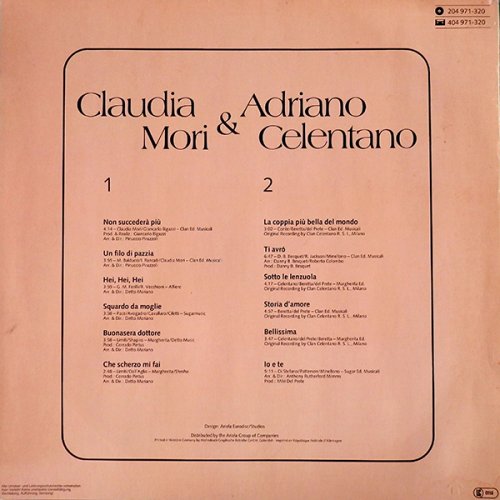 Claudia Mori & Adriano Celentano - Storia D'Amore (1982) (24-96) LP