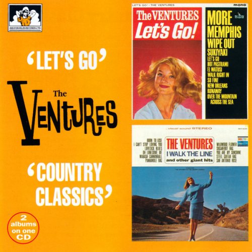 The Ventures - Let's Go! / Country Classics (1997)