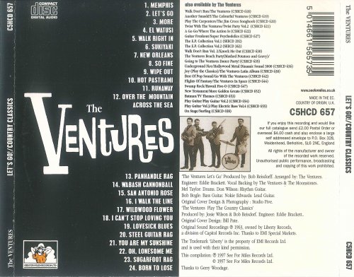 The Ventures - Let's Go! / Country Classics (1997)