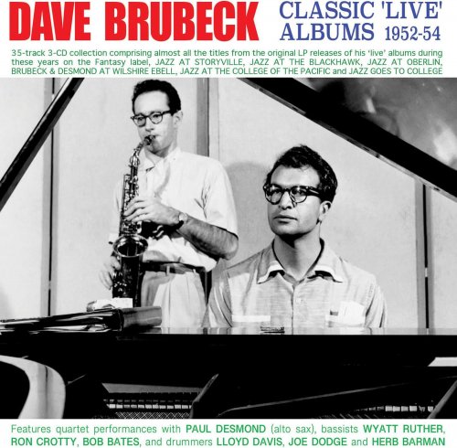 Dave Brubeck - Classic Live Albums 1952-54 (2024)