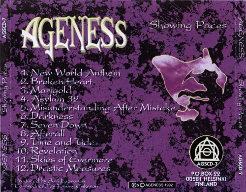 Ageness - Showing Paces (1992) CD-Rip