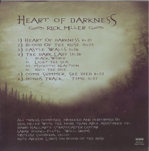 Rick Miller - Heart Of Darkness (2014) CD-Rip