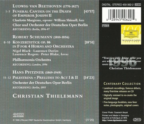 Christian Thielemann - Beethoven, Schumann, Pfitzner: Symphonic Works (1996)