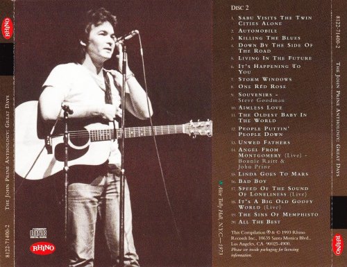 John Prine - Great Days: The John Prine Anthology (1993) CD-Rip