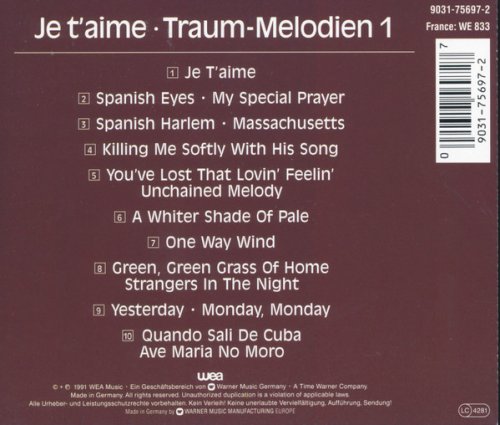 Orchester Anthony Ventura - Je t'aime Traum-Melodien 1 (1991) FLAC